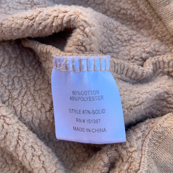 Urban Nation Tan Cropped Sweatshirt - Picture 7 of 8